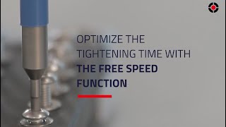DOGA torque and angle screwdrivers tightening time optimization with the free speed function
