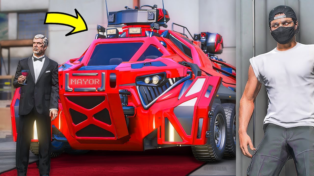 Stealing MAYOR’S ARMORED TRUCK sa GTA 5