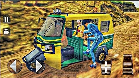 Offroad Tuk Tuk Auto Rickshaw Driving Simulator - Realistic Transporter Game - Android IOS Gameplay