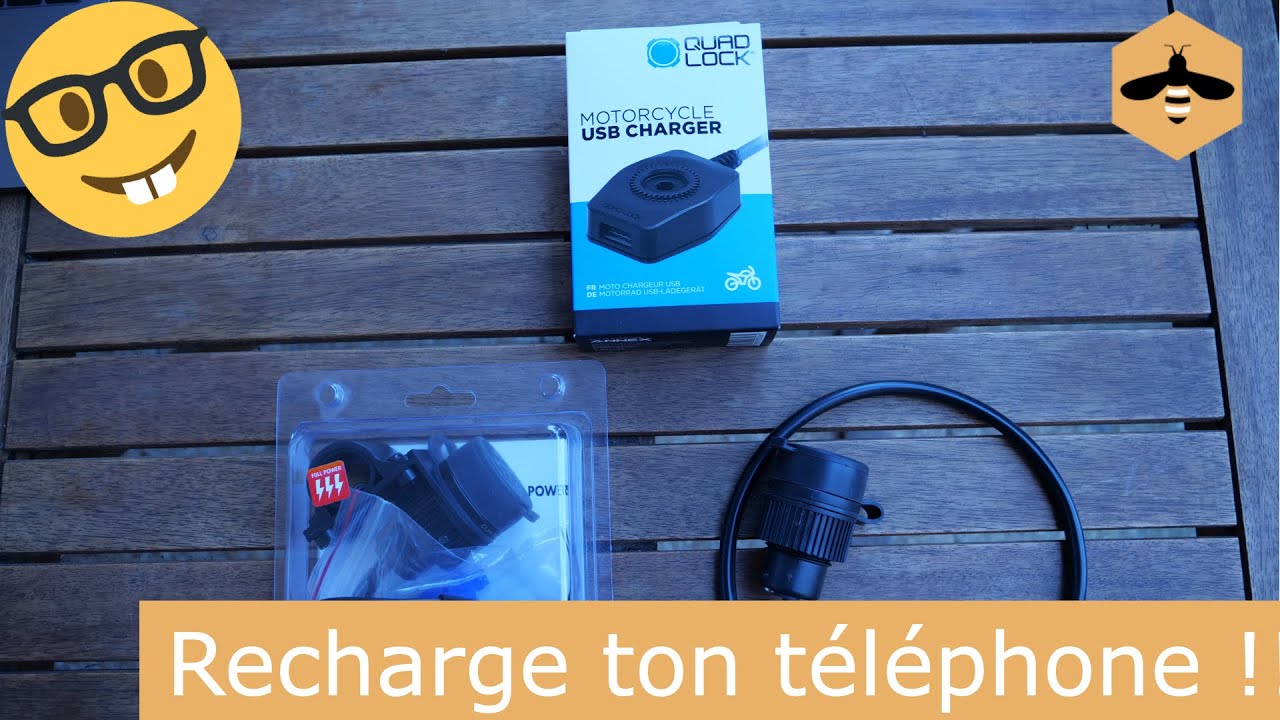 Charger - Chargeur allume-cigare double USB 12V - Quad Lock