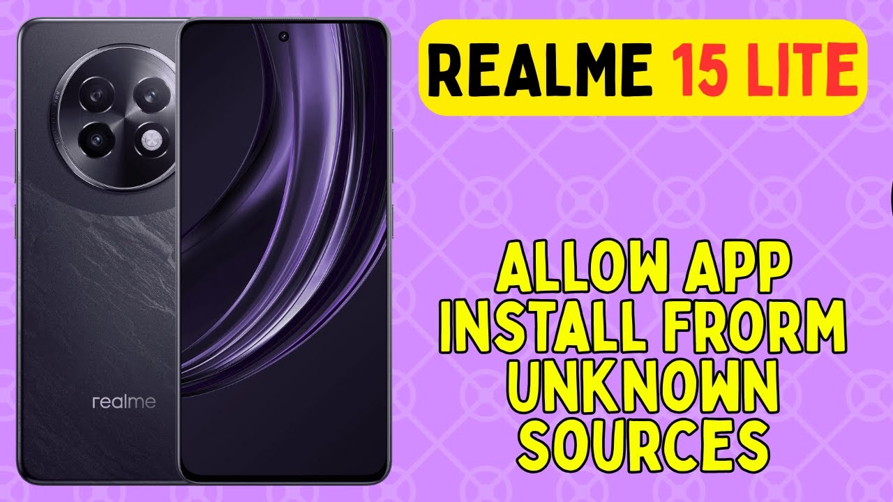 Разрешить установку приложений из неизвестных источников на Realme 15 Lite || Как загружать прило...