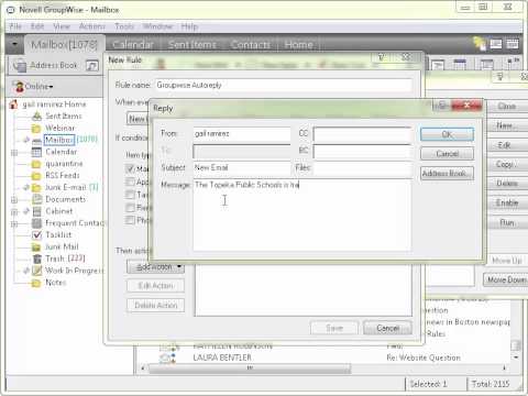 GW Email Rules