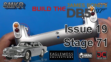 Build the Goldfinger Aston Martin DB5 Issue 19 Stage 71 - Install the Taillights in Rear Quarters.