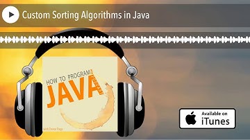Custom Sorting Algorithms in Java