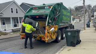 WM’s Garbage Truck Vs Spring Yard Waste