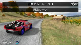 【レースゲーム：iOS】 Rally Fury #田舎の丘：レース１ #１位 screenshot 4