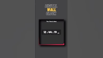 Digital Wall Clock | #shorts