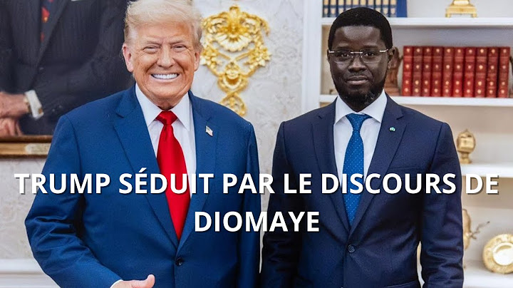 Full Speech in French by Diomaye Faye: Trump Seduces