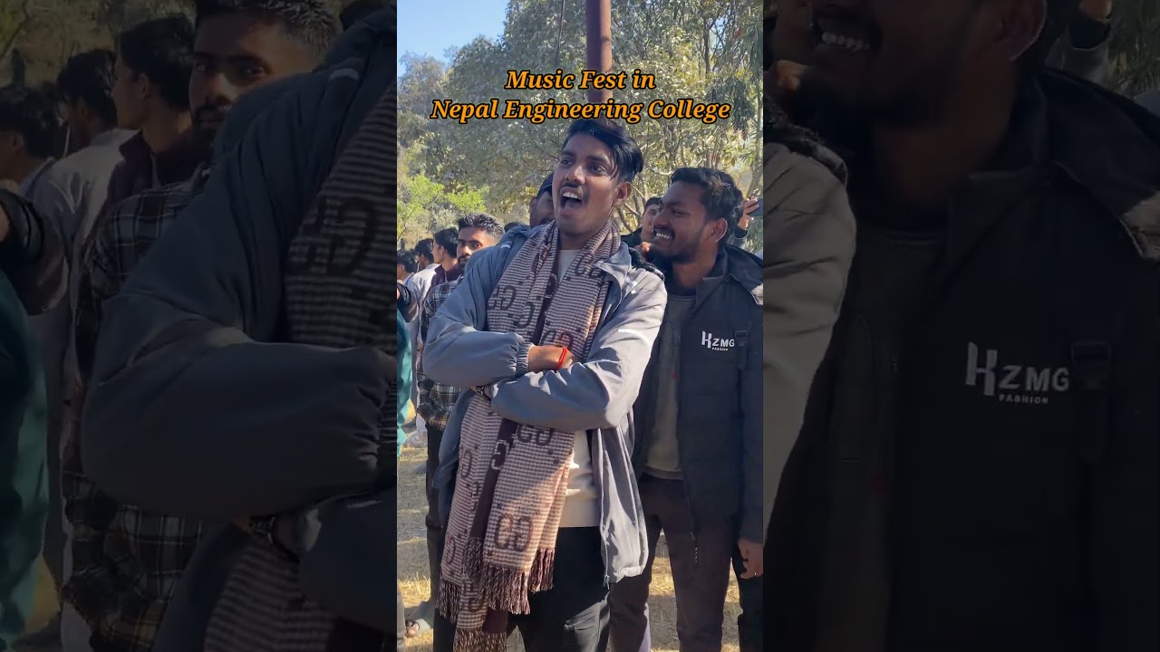Engineering Students enjoying Music Fest in Nepal 