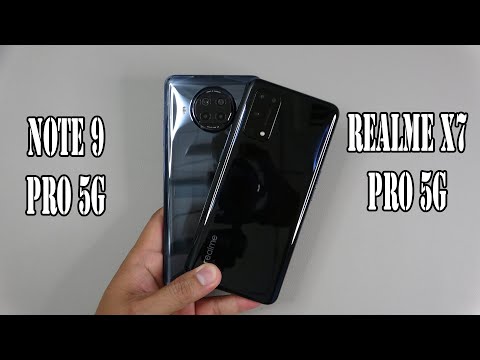 Xiaomi Redmi Note 9 Pro 5G vs Realme X7 Pro 5G  SpeedTest and Camera comparison