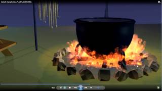 Blender Animation - The Witch Hex Stew is Starting to Brew