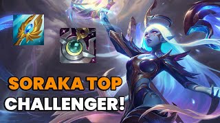 I played Soraka top vs Garen in Challenger...