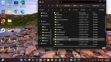 How to clear office file cache