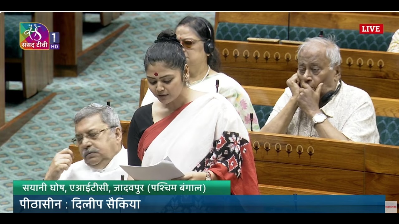 LS | Sayani Ghosh's Remarks | ''No-confidence motion'' against LS Speaker | 11 March, 2026