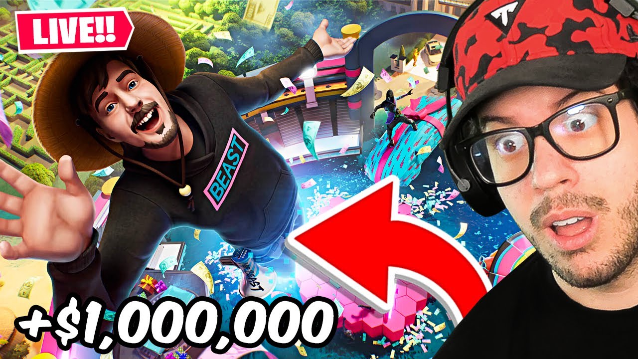 ⁣I'm going to WIN the $1,000,000 MrBeast Tournament RIGHT NOW!! (Fortnite)