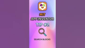 MIT App Inventor Search Blocks Easily || MIT App Inventor Tips and Tricks || Tip #2 #shorts