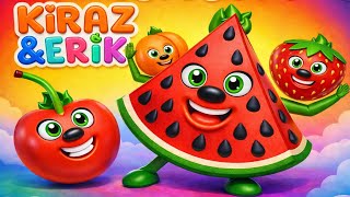 Karpuz Adam 🍉 Eğlenceli Çocuk Ve Bebek Şarkıları Okul Öncesi Kiraz Ve Erik