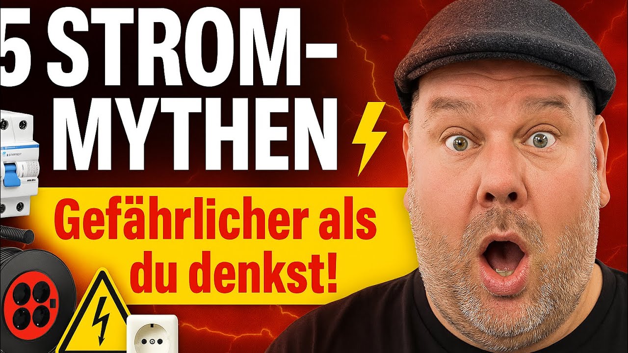 5 Strom-Mythen, die Heimwerker immer noch glauben ⁉️Proofwood Elektriker
