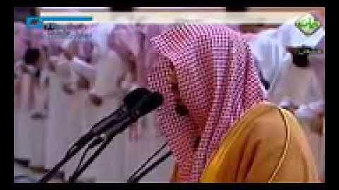 دعاء ختم القرآن الكريم لشيخ ياسر الدوسري رمضان عم 1431 هجري