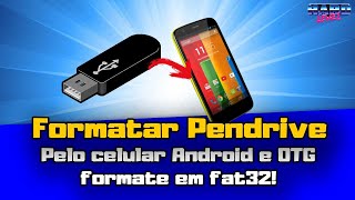 Como formatar pendrive em FAT32 pelo Android com cabo OTG! Afinal da pra desfragmentar pelo celular?