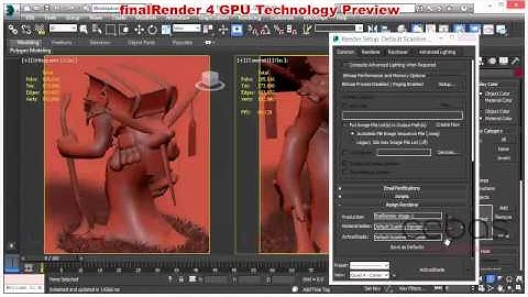 finalRender 4 GPU Siggraph Update
