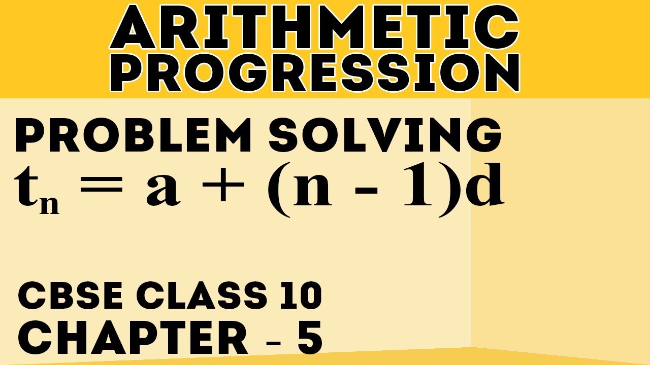 progression in maths problem solving