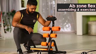 Ab Zone Flex Assembling | Best Ab Exercise Machine | Complete Home Workout | Zukazo