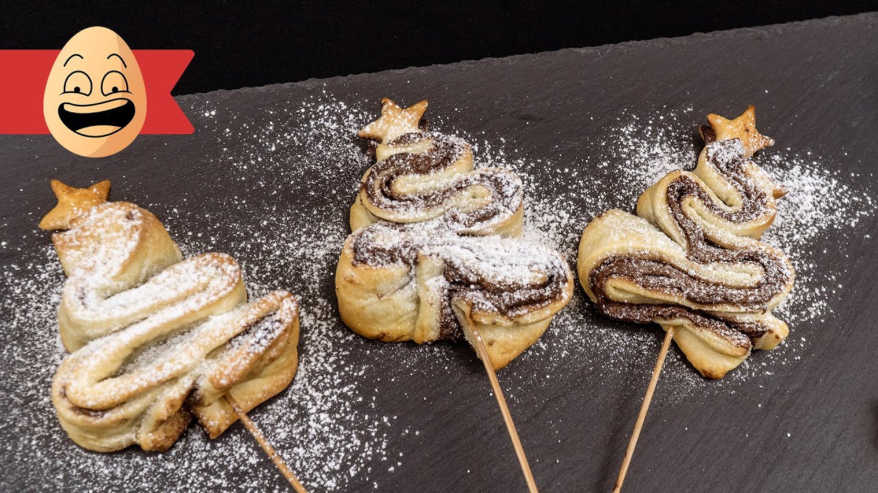 NUTELLA CHRISTMAS TREES Sweet xmas recipe YouTube