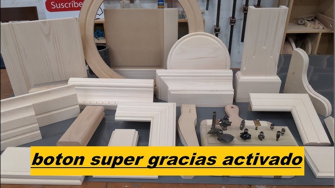 COMO HACER MOLDURAS DE MADERA . WOODEN MOLDINGS / Juan Carlos Aquila 