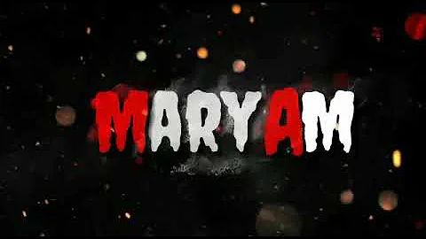 Maryam name //whatsapp status video