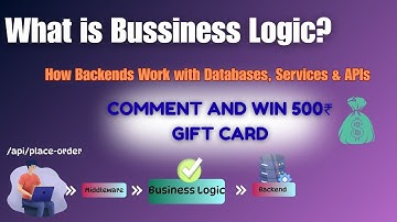 What is Business Logic? | How Backends Work with Databases, Services & APIs #backend #database #yt