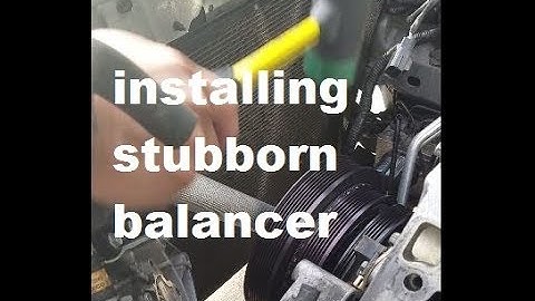 DIY ATI Balancer Install that wont get on (LSx) nothing special Made Easy