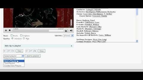 Naxos Video Library Playlists Creation - NVL