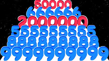 Number Run: Merge Master (vs) 2048 Jelly Shooter - ASMR Gameplay