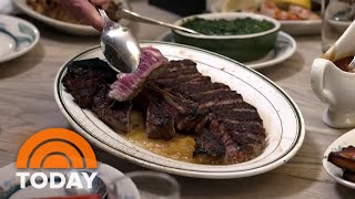 Carson Daly gets a tour of the legendary Peter Luger steakhouse