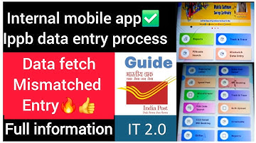 IPPB data not fatched complete solution🔥💯 Mismatched data entry in it2.0💥 #ippbdatafetch