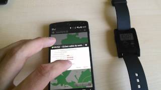 direct line navigation with pebble and c:geo