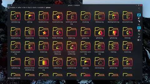 OieOxy: Folder icon  theme for Linux