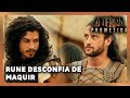 A TERRA PROMETIDA: Rune desconfia do arrependimento de Maquir