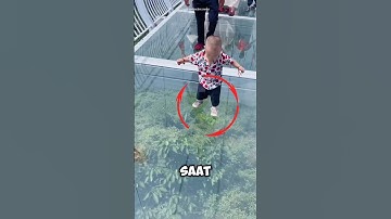 jembatan kaca cina yang mengerikan!#shortvideo