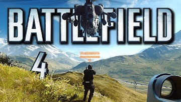 Battlefield 4 Funny Moments - Lucky Random Kills, Sniper Hunters, POW! (Battlefield 4 Funtage!)