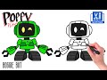 How to draw boogie bot  poppy playtime  draw game characters step by step
