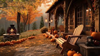 AUTUMN PORCH AMBIENCE: Pumpkin Guts, Sizzling Pumpkin Seeds, Fireplace Sounds, Nature sounds