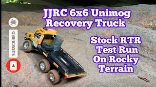 118 Scale Jjrc Unimog 6X6 Recovery Truck Offroad Teat Run Rocky Terrain Rc Crawler Extreme