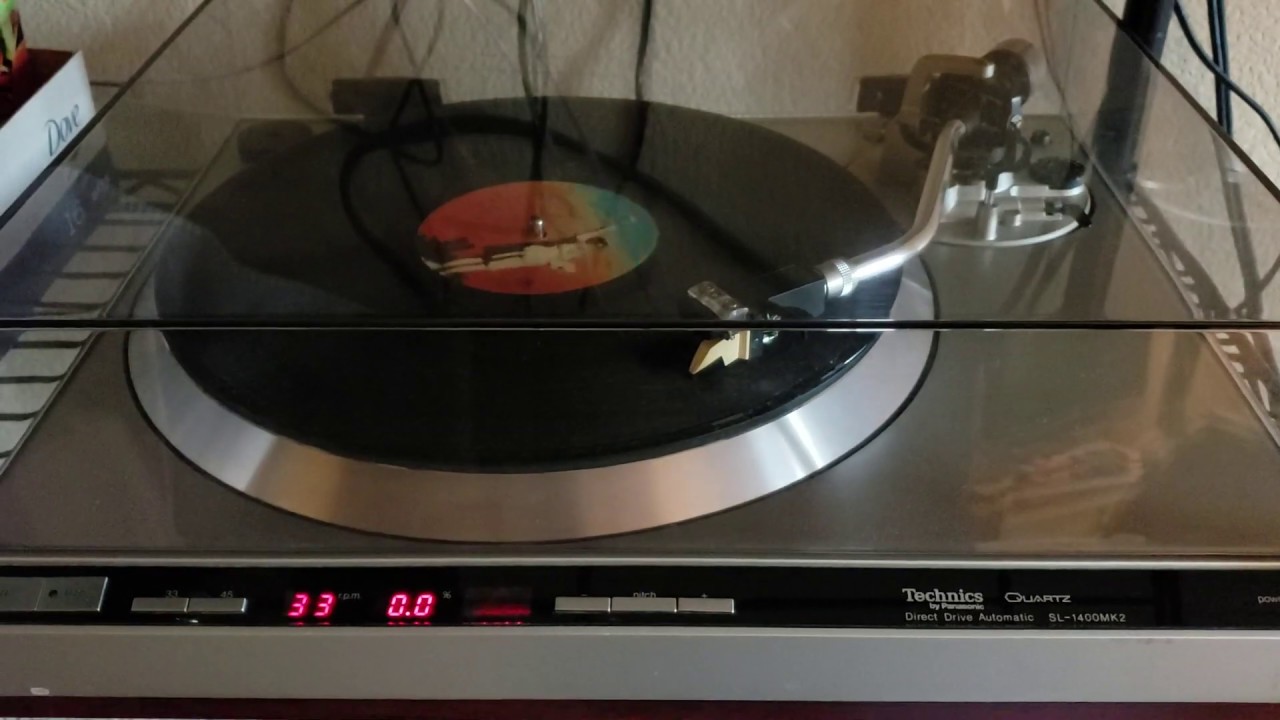 Technics SL-1400MK2 Ortofon cartridge quick test - YouTube