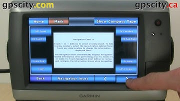 Customizing the Data Fields on the Map Screen of the Garmin GPSMap 720S