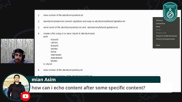 CNC Q1 Weekly Workshop : Linux Command Line By Adil Altaf & Ameen Alam