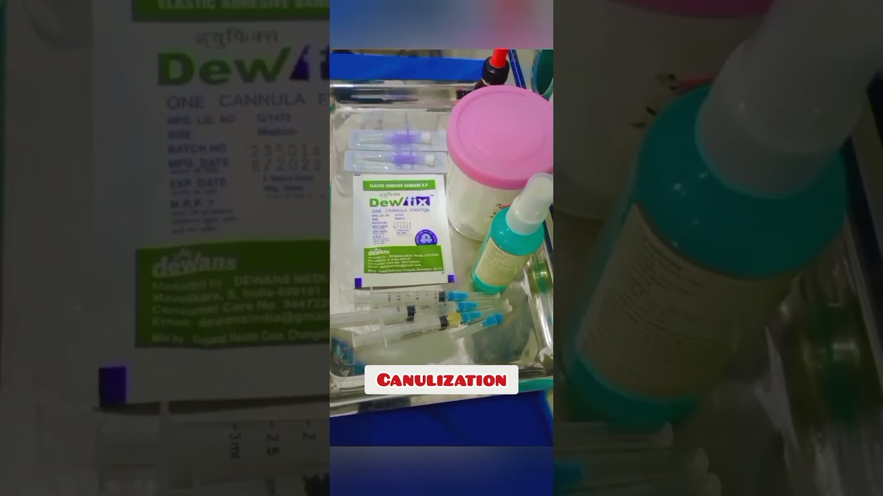 procedure of canulization