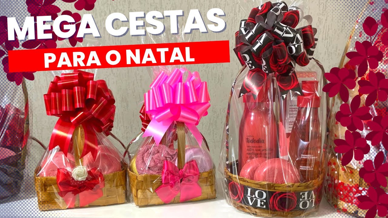 OPÇÕES DE CESTAS PARA O NATAL / NATAL 2022 - YouTube