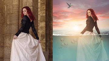 Under Water Photo Manipulation | photoshop tutorial | Photo Effects